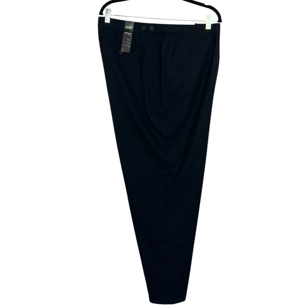 Jones New York Runway Slim Dress Pants Black 18WP
